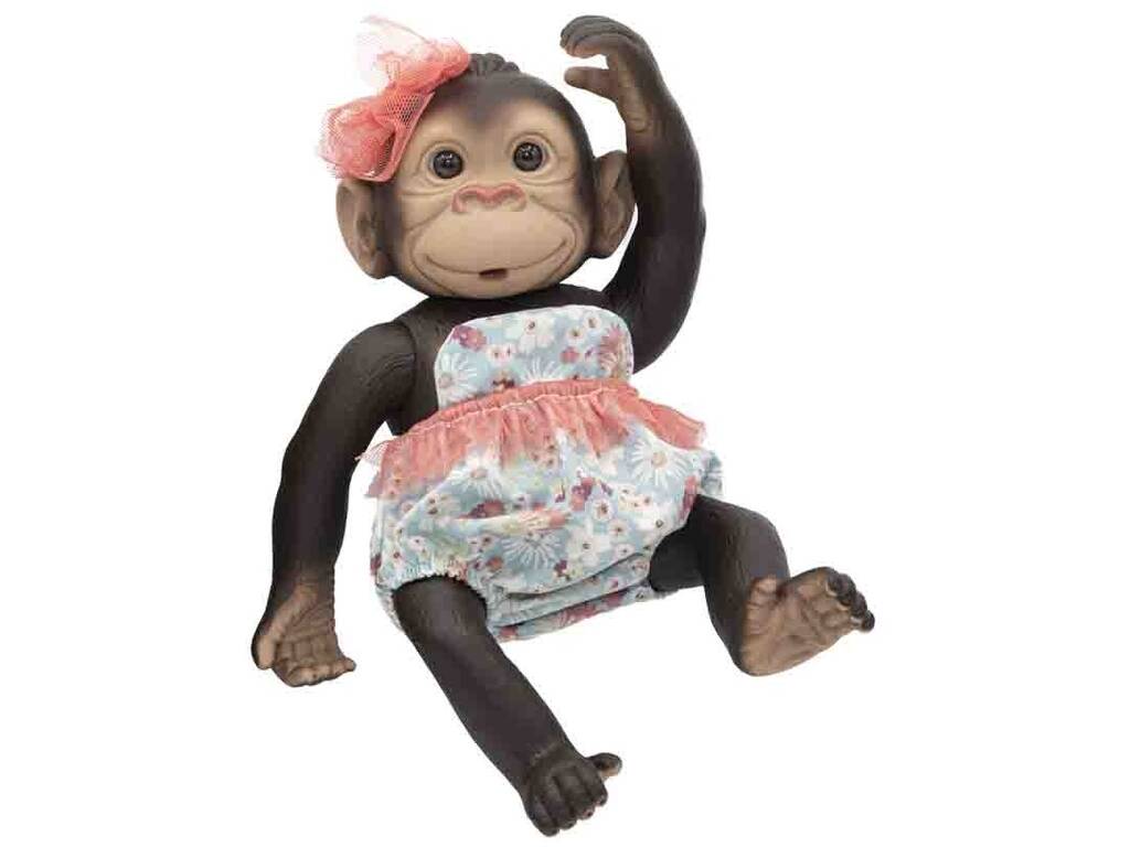 Baby-Affe 25 cm. Rosa Spielzeug 5000