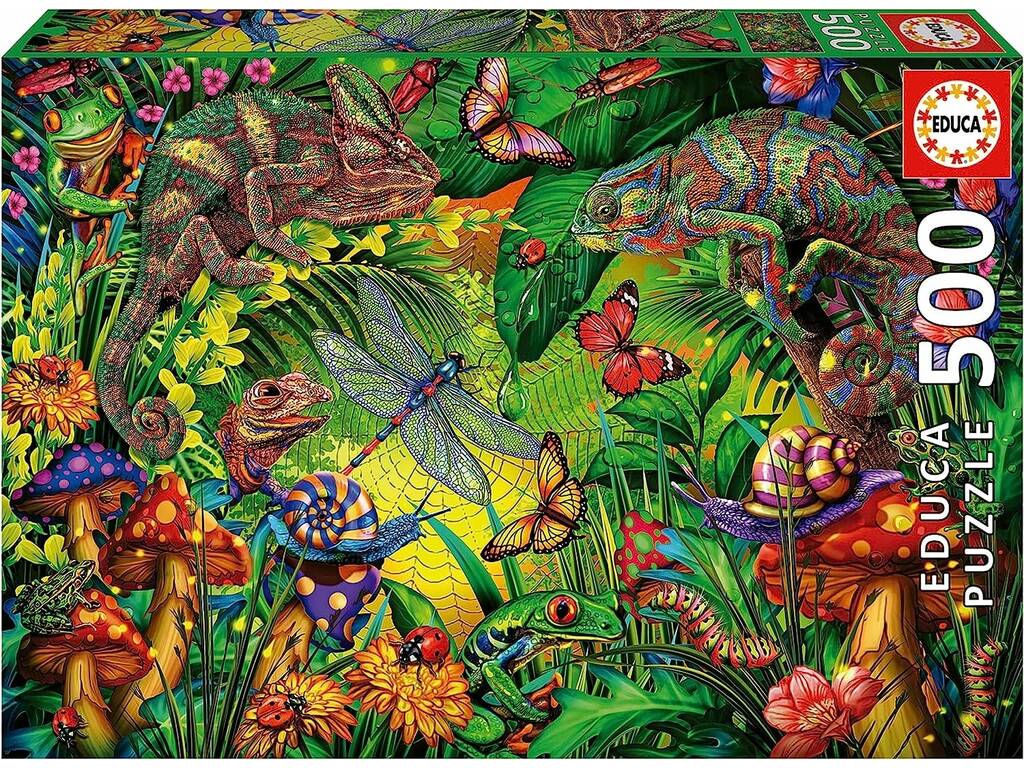 Puzzle 500 Forêt colorée par Educa 19551