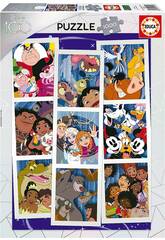 Puzzle 1000 Collage Disney 100 Aniversario Educa 19575