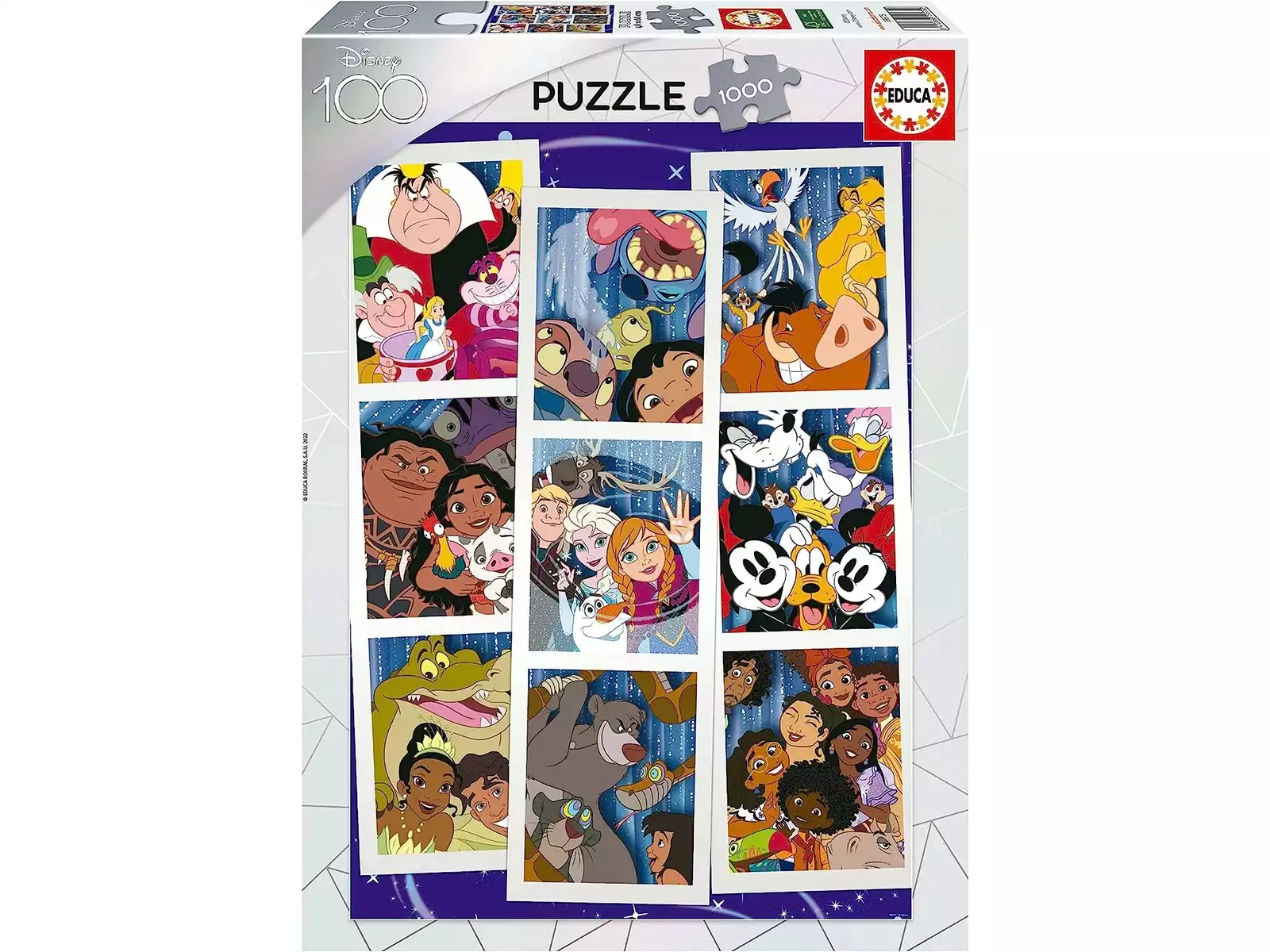 Puzzle 1000 Mappamondo Fisico Neon Educa 16760 - Juguetilandia