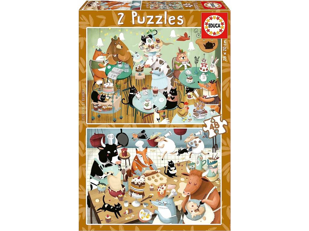 Puzzle 2x48 Forest Tales Educa 19687