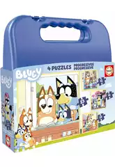 Mala Puzzle Progressivos 12-16-20-25 Bluey 19830