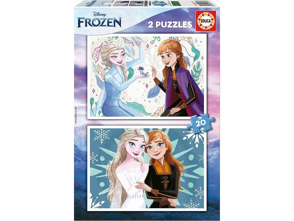 Puzzle 2x20 Frozen Educa 19736