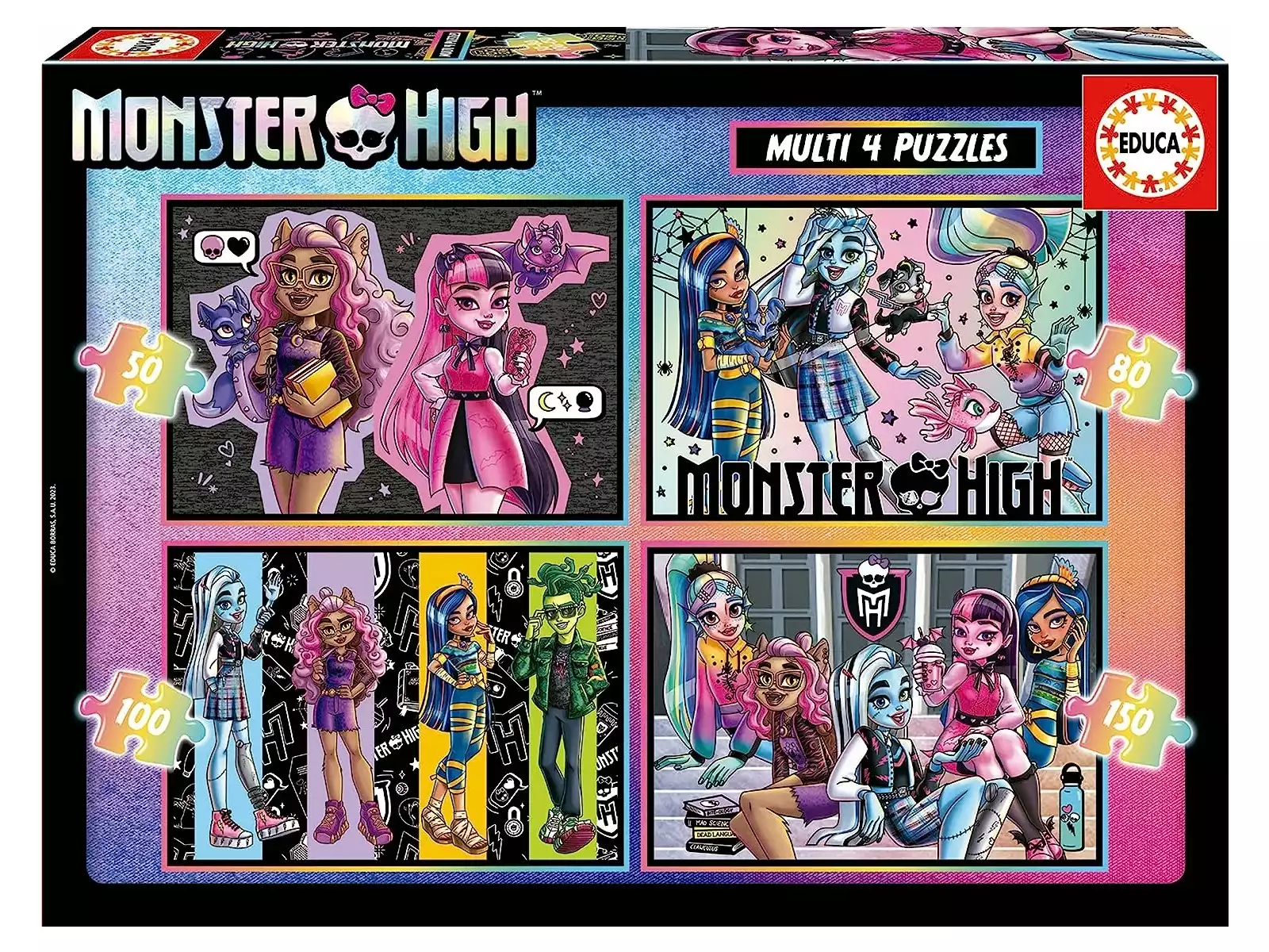 Monster High-Coffret Monstrueux Secrets Cleo de Nile Look Irisé