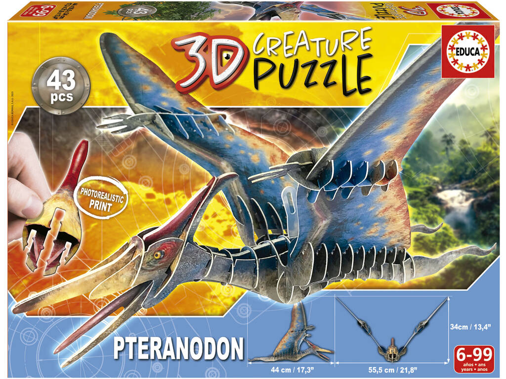 3D-Pteranodon-Puzzle Educa 19689