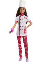 Barbie T Puedes Ser Chef Pastelera DE MATTEL HKT67