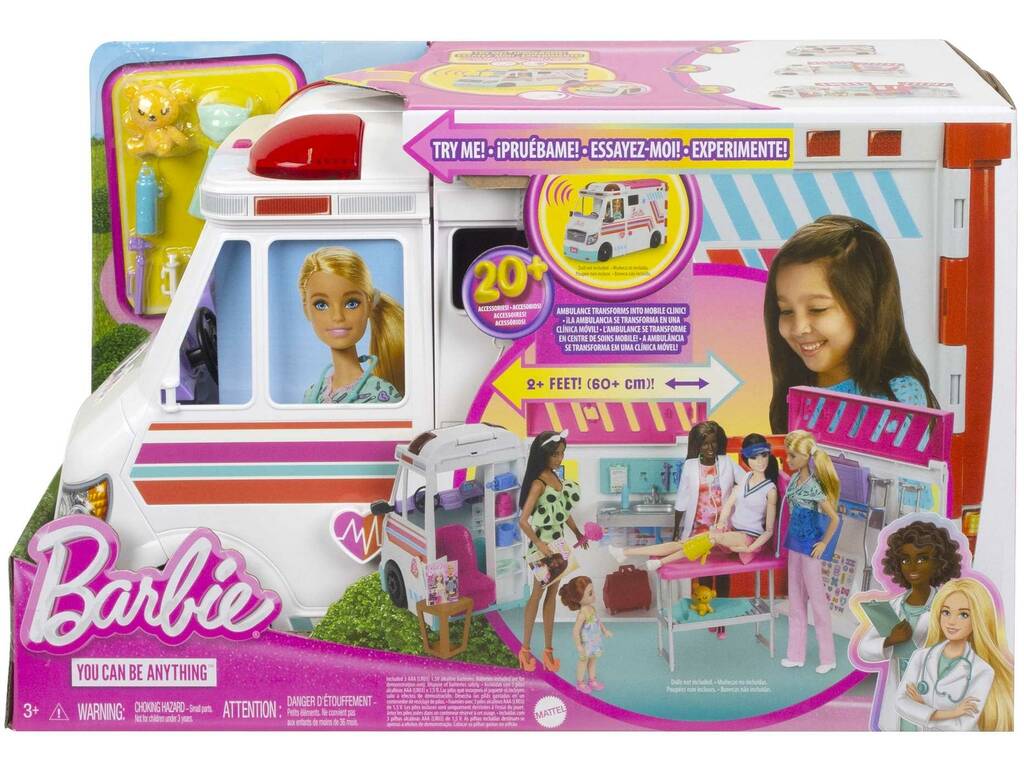 Barbie Vehículo Clínica de Cuidados Mattel HKT79
