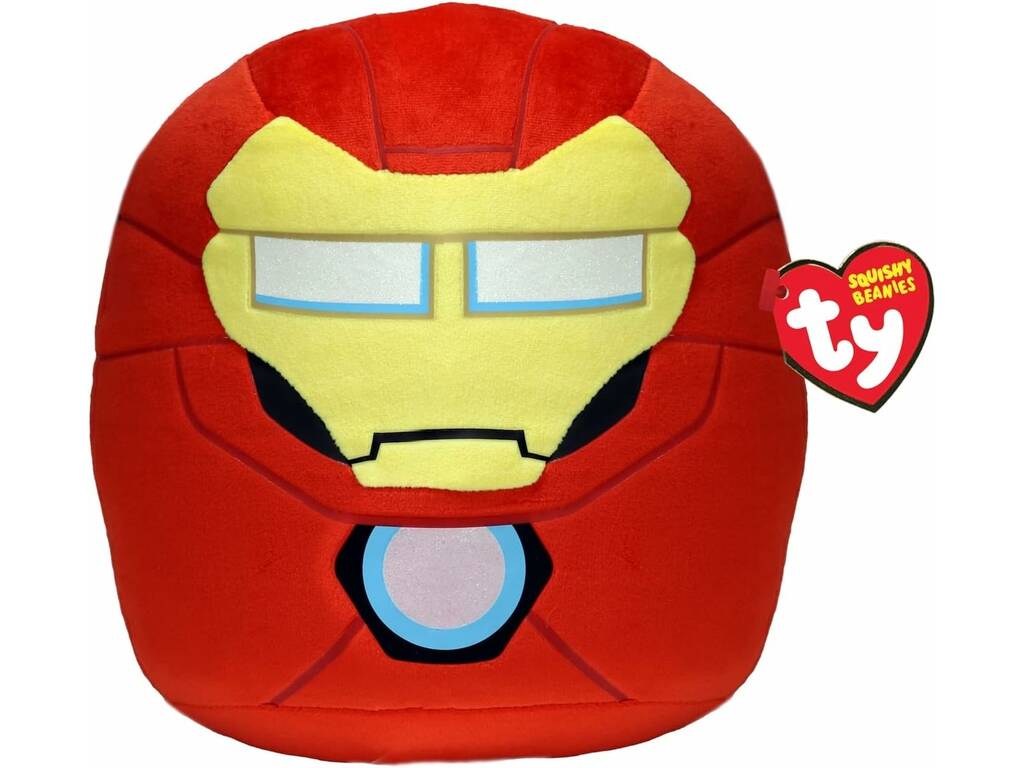 Marvel Squish Beanies Plüschtier 25 cm. Iron Man TY 39253