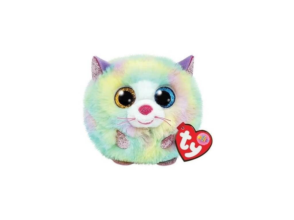 Peluche 8 cm. Beanie Balls Heather Cat TY 42503