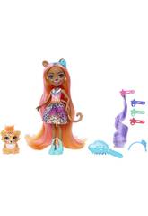 Enchantimals Glam Party Charisse Cheetah Doll Mattel HNV30