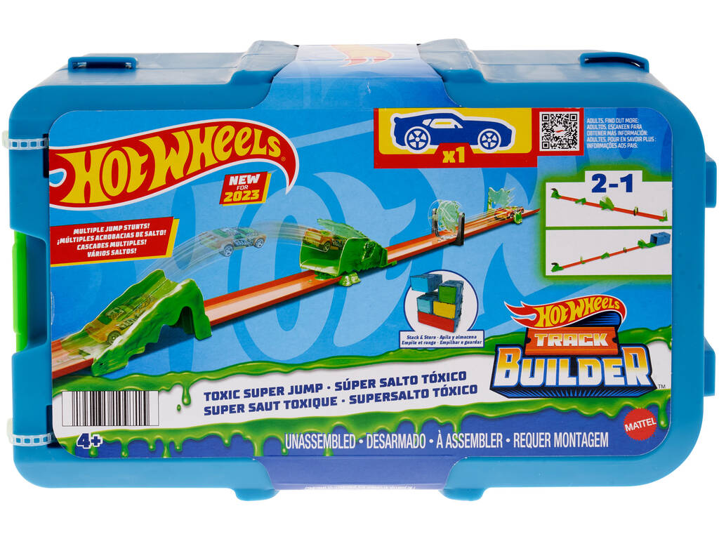 Hot Wheels Track Builder Pack Supersalto Tóxico Mattel HKX47