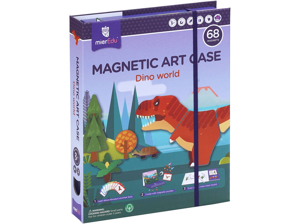 Boîte Magnétique DinoMonde de Mier Edu ME156