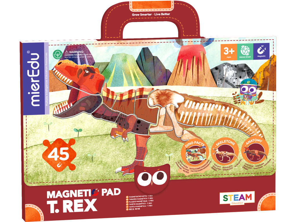 Magnetic Pad Tyrannosaurus Rex de Mier Edu