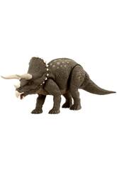 Jurassic World Figur Triceratops Habitat Defender Mattel HPP88