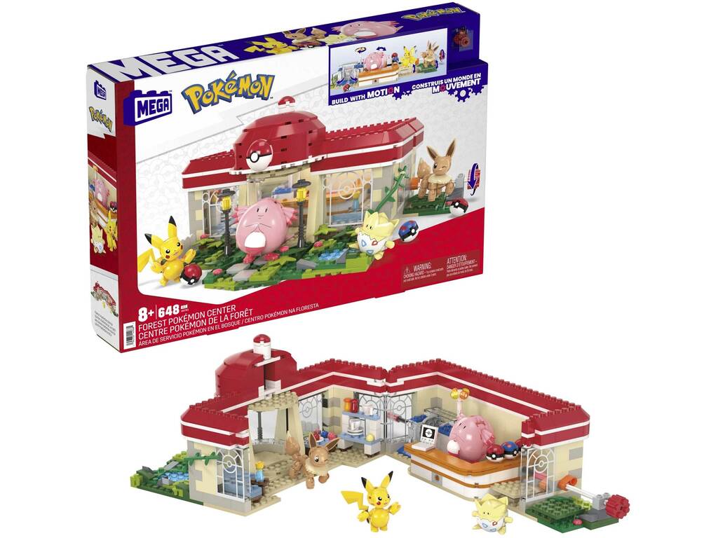 Mega Construx Pokémon Centro Pokémon de Mattel HNT93