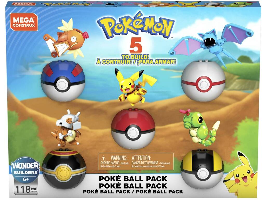 Pokémon Mega Construx Pack Caçadores Pokémon Mattel GHP85