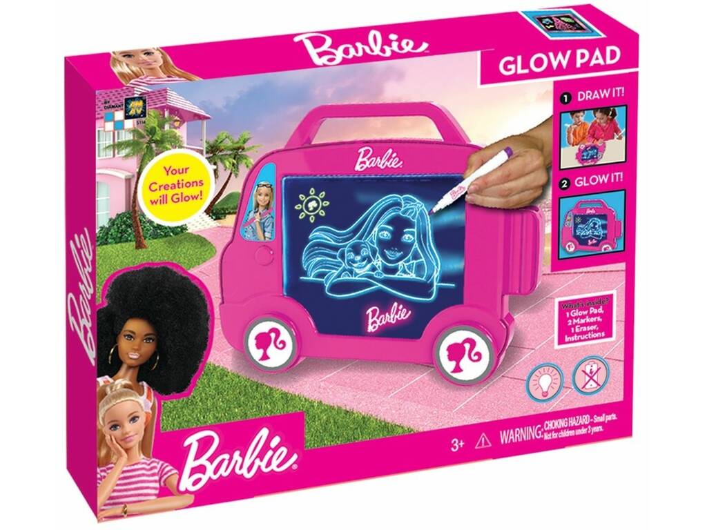 Barbie Quadro Glow Pad Valuvic 5114
