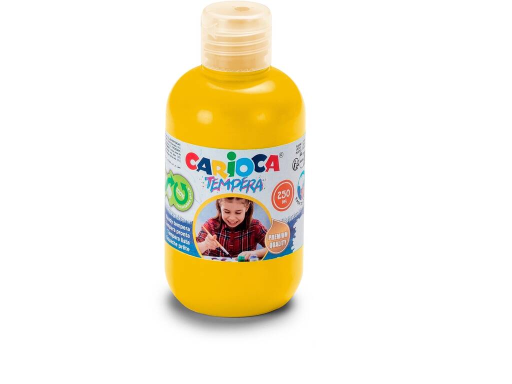 Carioca Bottiglia di tempera 250 ml. Giallo Carioca 40424/03