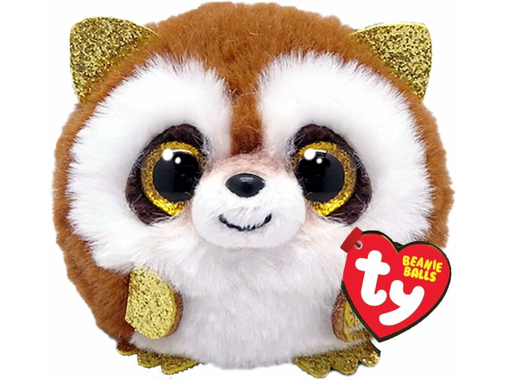 Peluche 7 cm. Pickpocket Raccoon Brun TY 42540