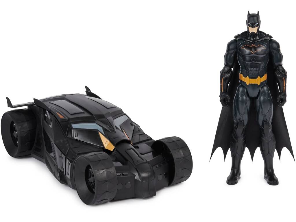 Batman Batmóvil y Figura 30 cm. Spin Master 6064628