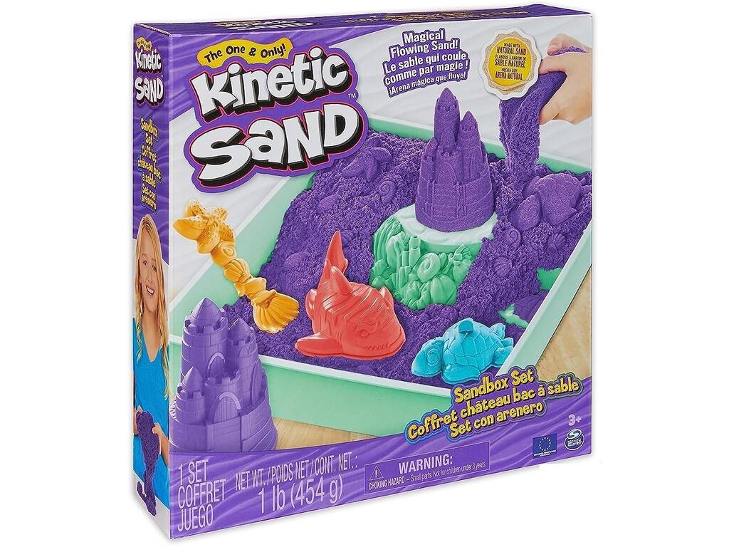 Kinetic Sand Caixa Set Roxo de Spin Master 6067477