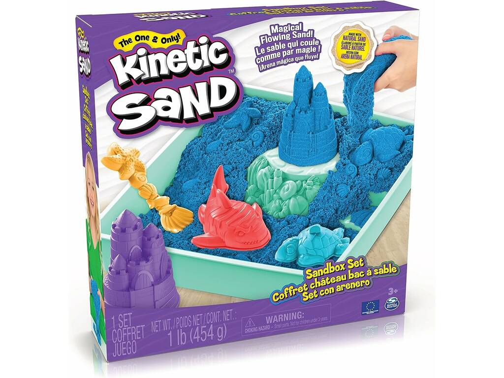 Kinetic Sand Caixa Set Azul de Spin Master 6067478