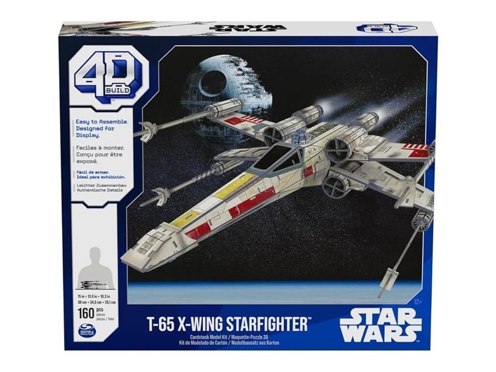 Puzzle 4D Star Wars T-65 X-Wing StasrFighter Spin Master 6069813