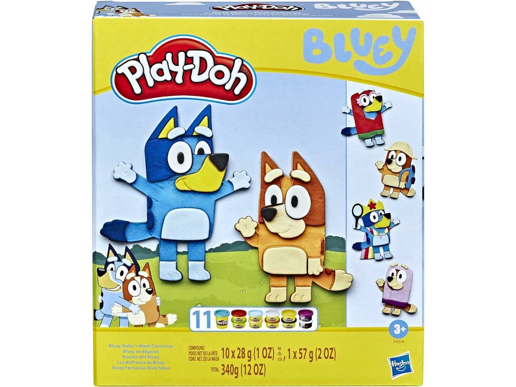 Play Doh I Costumi di Bluey Hasbro F4374