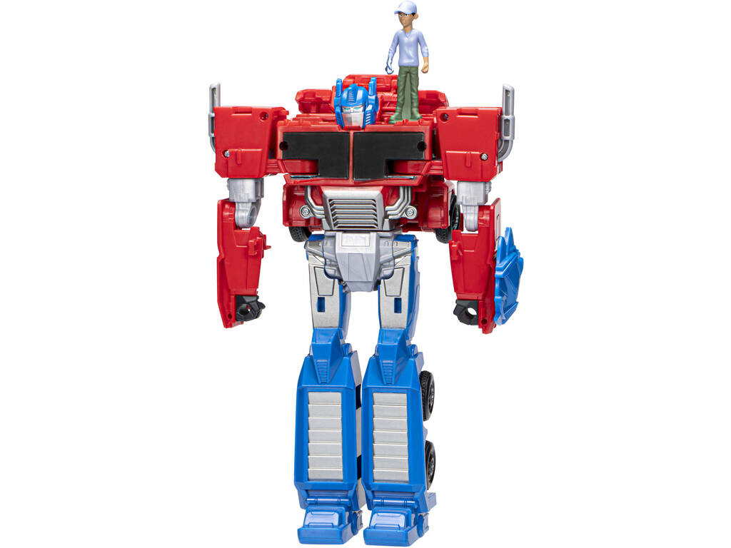 Transformers Earthspark Figura Optimus Prime y Robby Malto Hasbro F7663