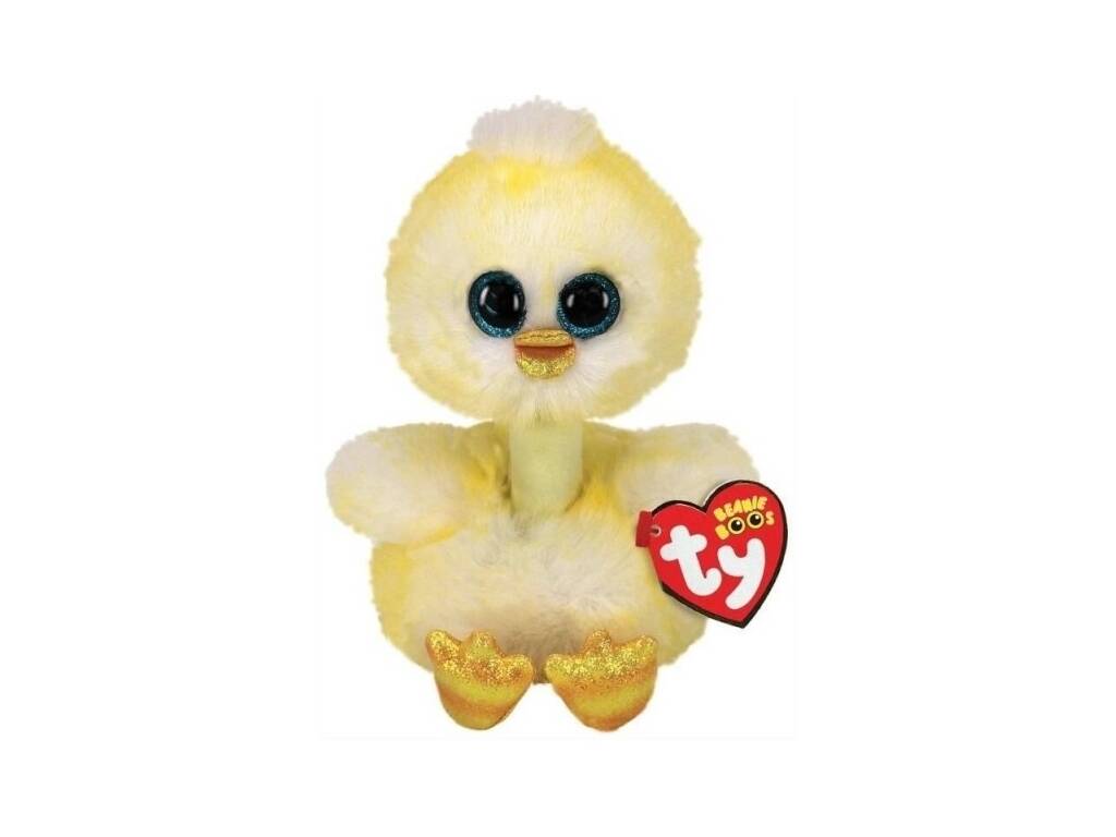 Peluche 15 cm. Benedict Avestruz Amarela TY 36380