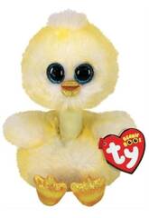 Peluche 15 cm. Autruche jaune Benedict TY 36380