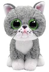 Peluche di 15 cm. Gatto grigio Fergus TY 36581