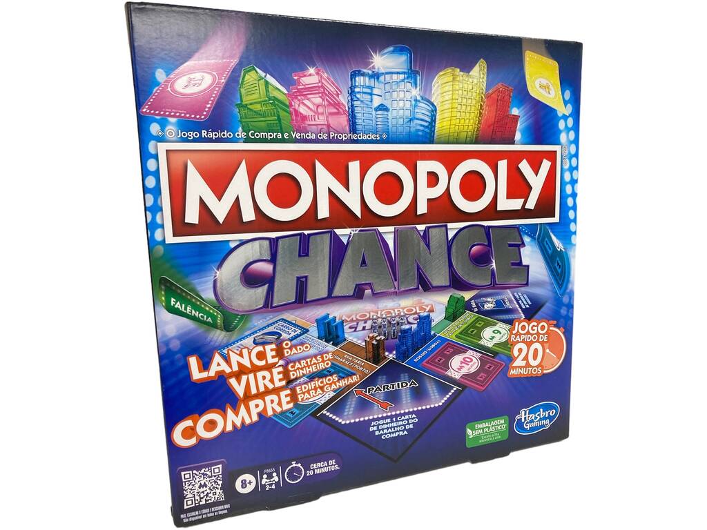 Monopoly Chance en Portugués Hasbro F8555190