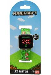 Relógio Led Minecraft de Kids Licensing MIN4129