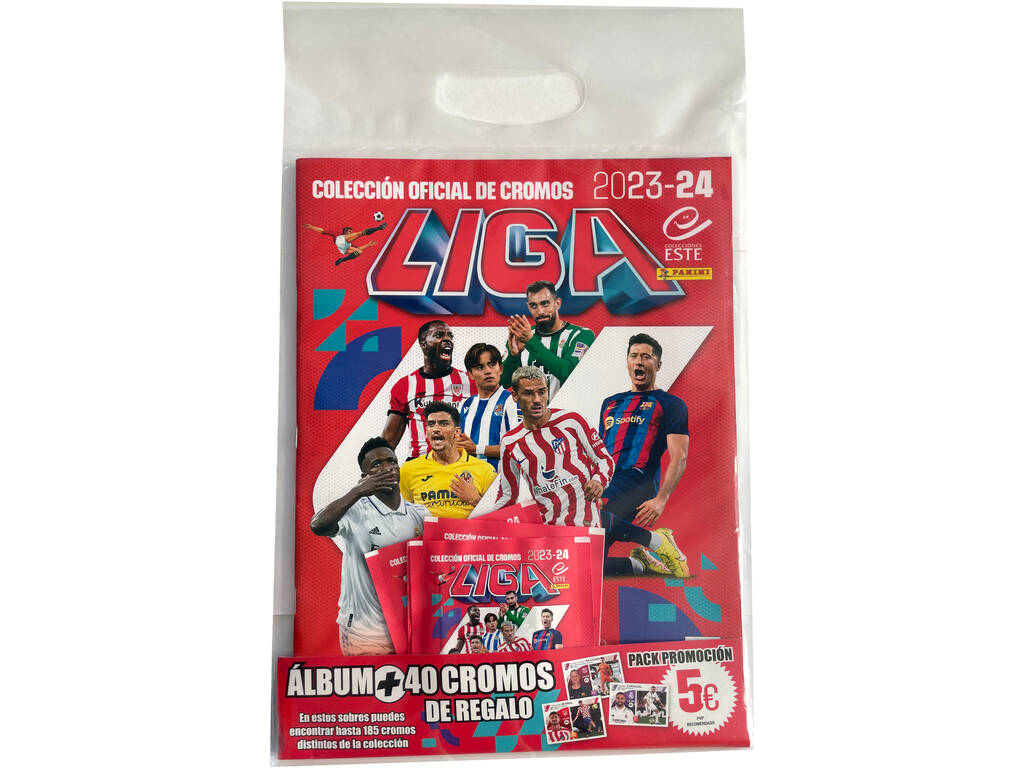 Liga Este 23-24 Starter Pack Album con 5 Sobres de Panini