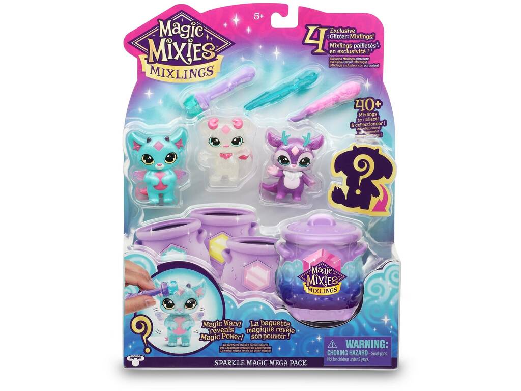 Magic Mixies Mixlings Magic Castle Ensemble De Jeu Extensible Avec Baguette Magique Qui Révèle 5 Moments Magiques, Pour Enfants à Partir De 5 Ans