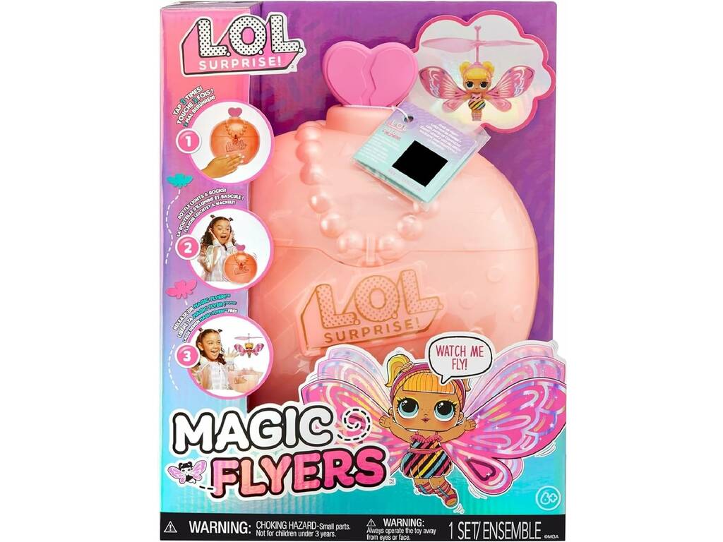 LOL Surprise Magic Flyers Muñeca Voladora Flutter Star MGA 593546
