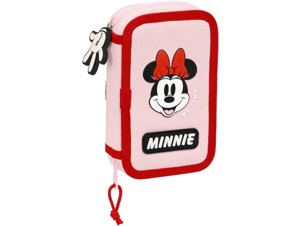 Plumier Doble Minnie Mouse Me Time 28 Piezas Safta 412312854