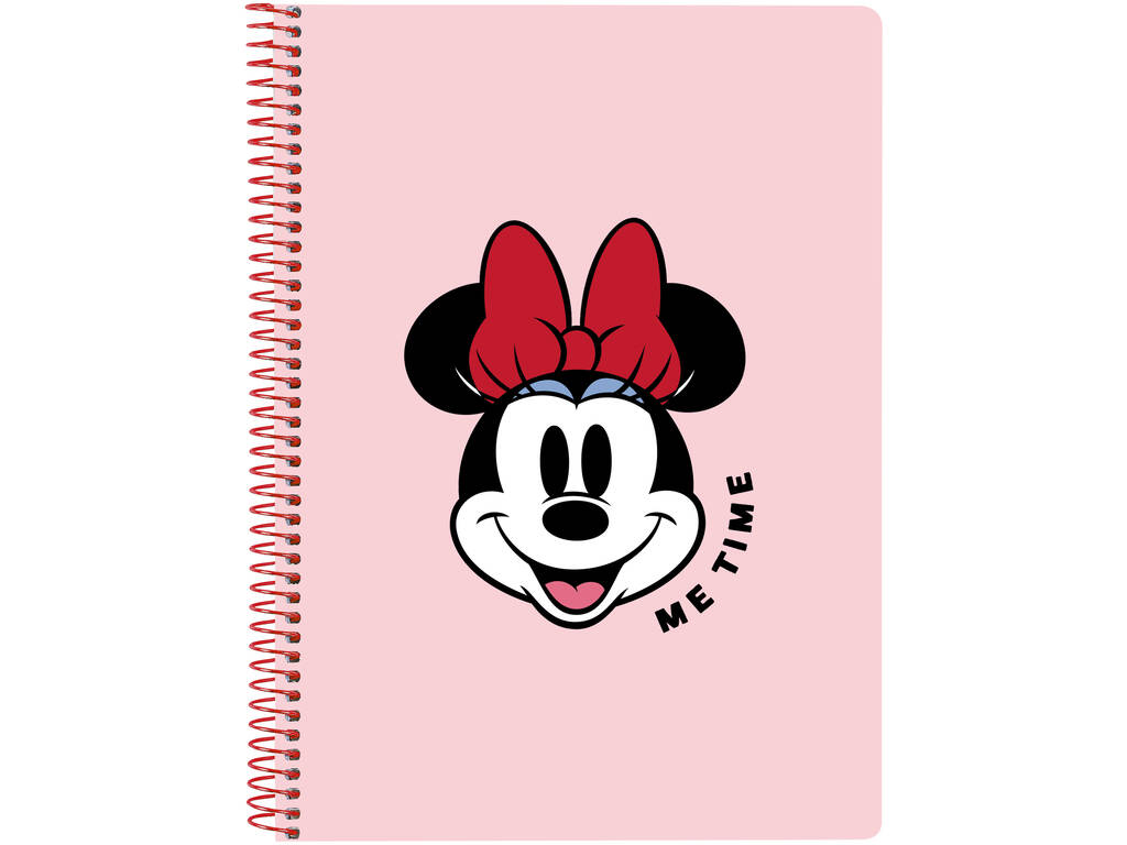 Libreta Cuarto Folio Tapas Duras 80 h. Minnie Mouse Me Time Safta 512312065