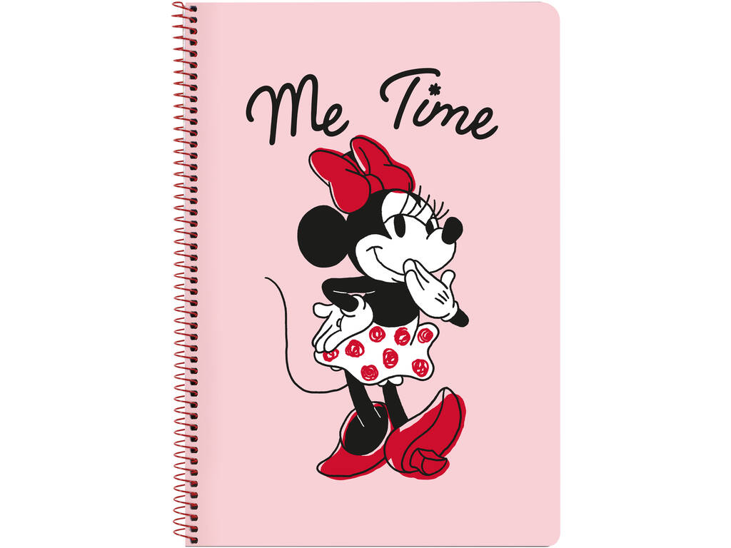 Libreta Folio Tapas Duras 80 h. Minnie Mouse Me Time Safta 512312066