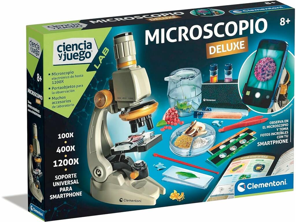Microscopio Smart Deluxe Clementoni 55511