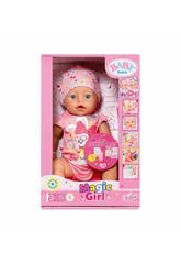 Baby Born Interactive Puppe Mädchen Rosa Kleid 43 cm.