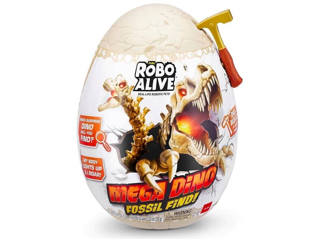 Robo Alive Mega Dino Fossil Surprise Egg Zuru 11021036