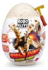 Robô Alive Mega Dino Fossil Ovo Surpresa Zuru 11021036