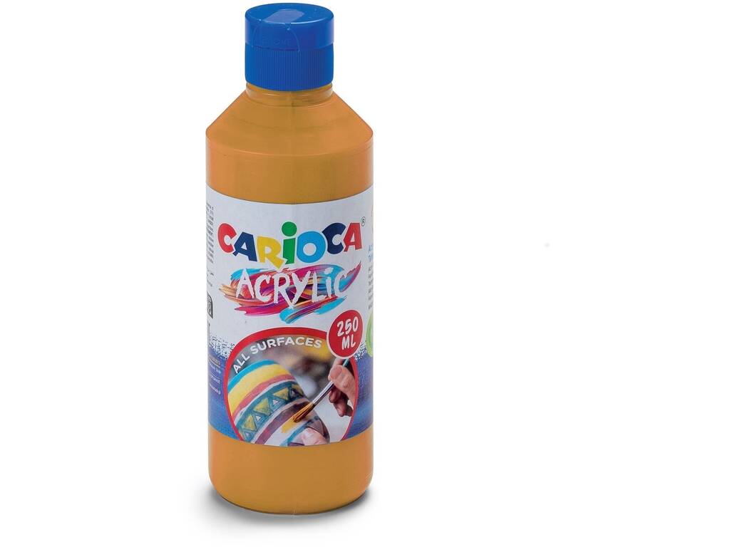 Carioca Flasche Acrylfarbe 250 ml. Carioca-Gold 40431/19