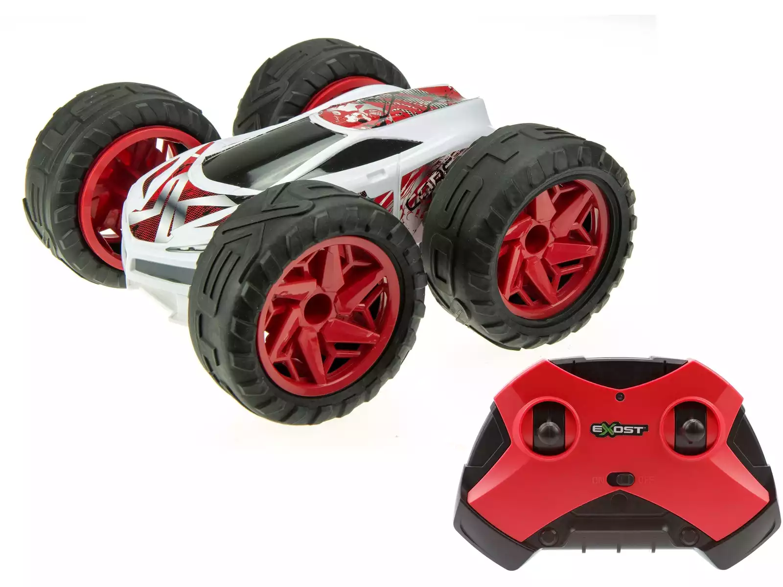Hot Wheels - Mondo Motors - voiture télécommandée - Monster Truck - Bone  Shaker -10cm - tout-terrain - wheelies - jouet enfan