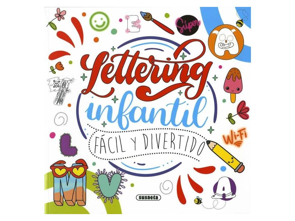 Lettering per bambini facile e divertente di Susaeta S3607001