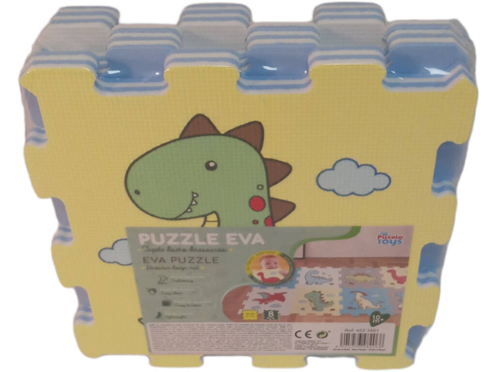 Puzzle Eva Dinosaurios para Bebés 8 Piezas