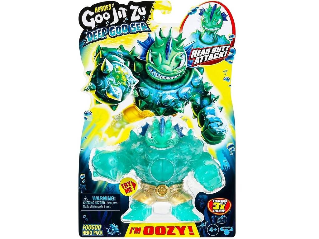 Heroes Of Goo Jit Zu Deep Goo Sea Figura Foogoo Bandai CO42570