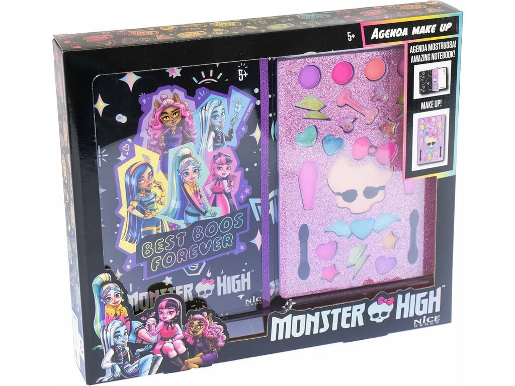 Monster High Make-up-Tagebuch Nice Group 37001